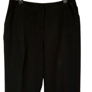 CHICOS Black Trousers/Pants sz 1.5 (10)  Ankle  Straight Leg  VGC